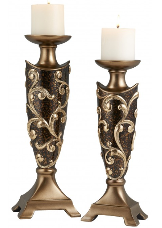 Polyresin Roman Candle Holder