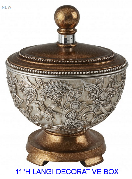 Polyresin Roman Jewel Box