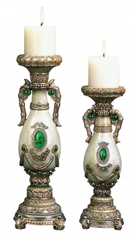 Polyresin Roman Candle Holder