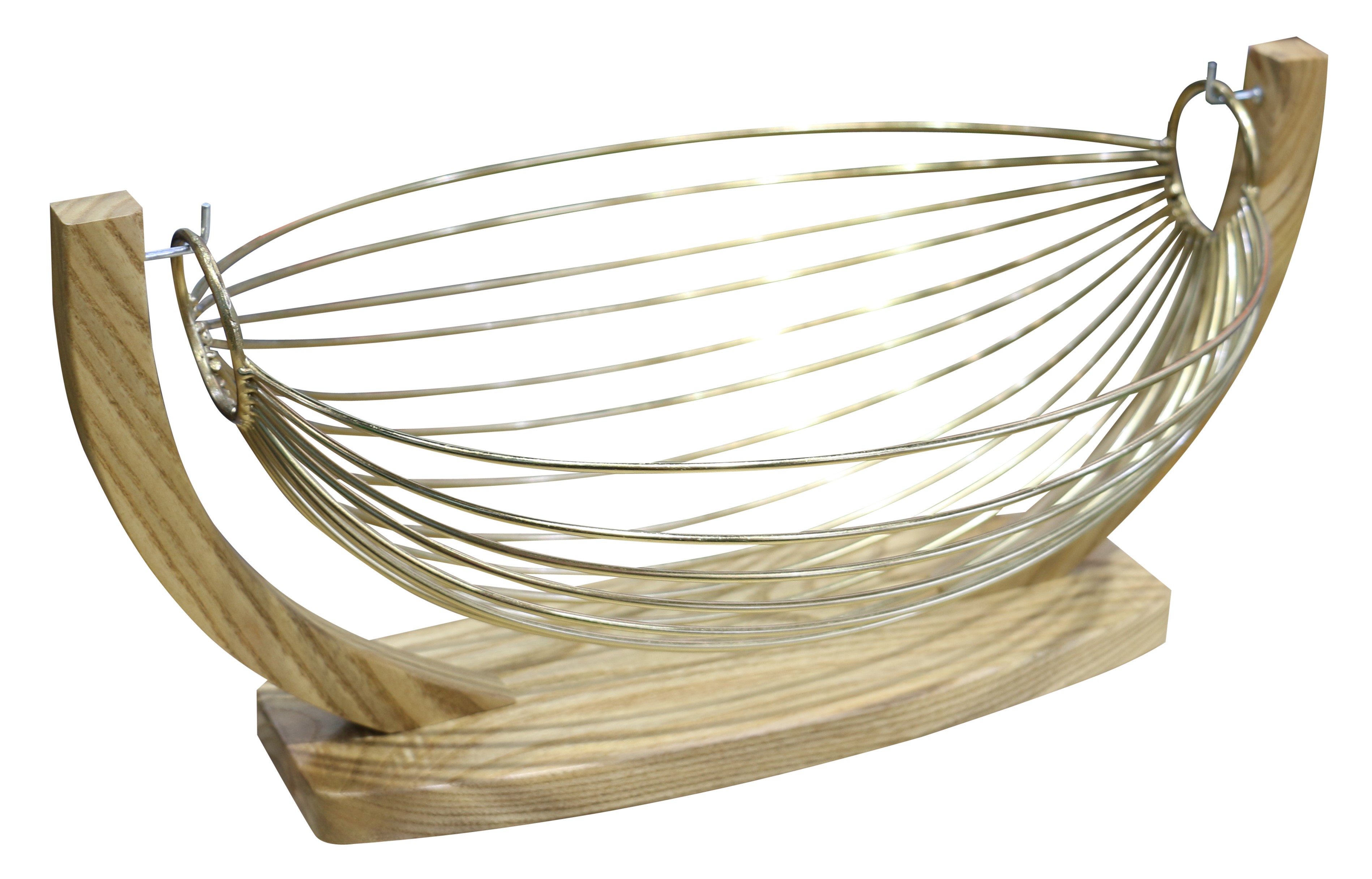 Bamboo Fruit Basket Snack Bowl